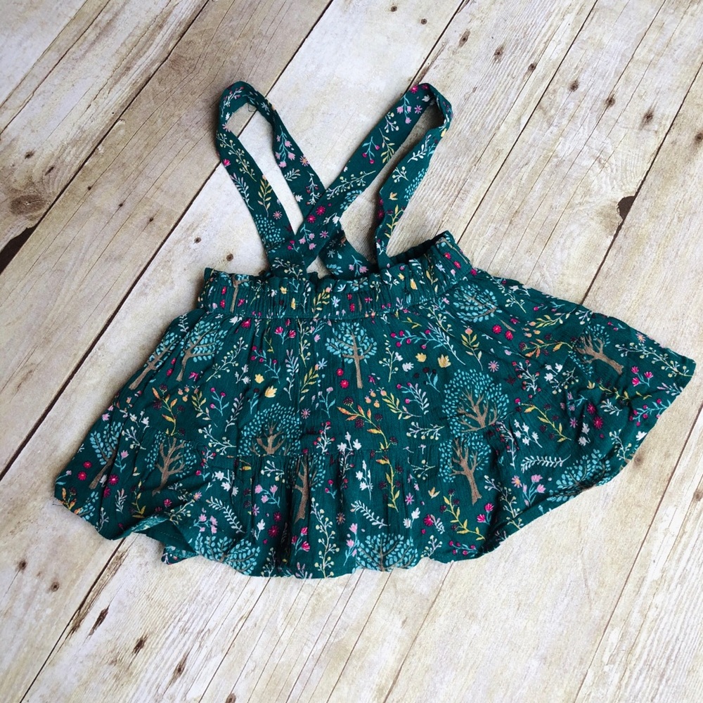 Easter 🐣 floral skirt w/suspenders Gymboree NWT